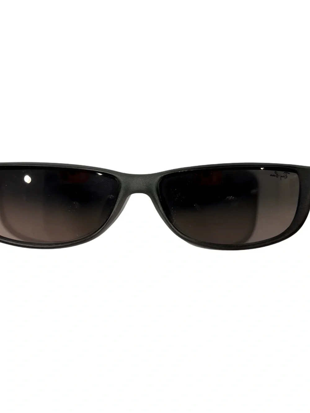 Ray-Ban Brown and Black Rectangular Sunglasses